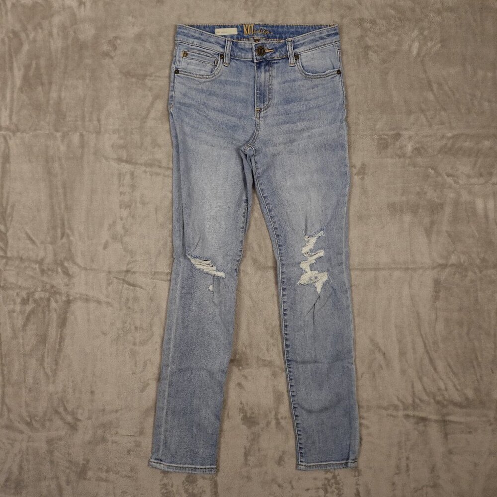 Kut from the Kloth jeans‎ Katy Boyfriend women's 2 light wash blue